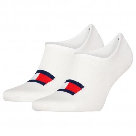 чорапи,мъжки,чорапи,tommy,hilfiger,flag,no,show,socks,2,pairs,white,(white)