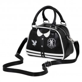 чанта,всички,чанти,karactermania,bowling,wednesday,handbag,multicolor,(black)