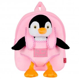 раница,раници,perletti,peggie,penguin,backpack,pink,(multicolour)