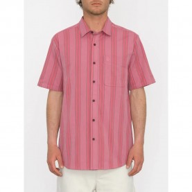 риза,с,къс,ръкав,мъжки,ризи,volcom,newbar,stripe,short,sleeve,shirt,pink