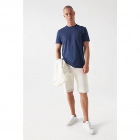 тениска,мъжки,тениски,salsa,jeans,pocket,and,embroidery,slim,fit,short,sleeve,t,shirt,beige,(medium,blue)