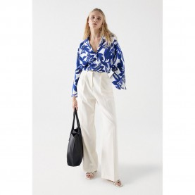 риза,с,дълъг,ръкав,дамски,блузи,дамски,ризи,salsa,jeans,print,long,sleeve,shirt,beige