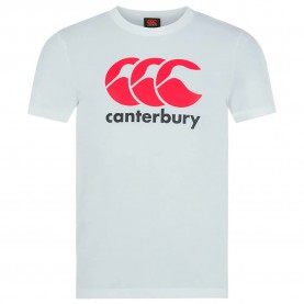 юношеска,тениска,детски,тениски,canterbury,logo,junior,short,sleeve,t,shirt,white