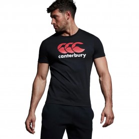 тениска,мъжки,тениски,canterbury,logo,short,sleeve,t,shirt,red,(black)