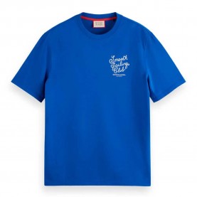 тениска,мъжки,тениски,scotch,&,soda,175564,short,sleeve,t,shirt,blue,(boat,blue)