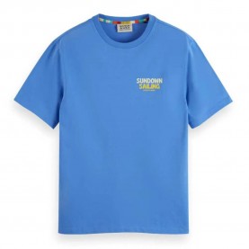 тениска,мъжки,тениски,scotch,&,soda,175568,short,sleeve,t,shirt,blue