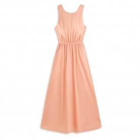 рокля,дамски,поли,и,рокли,ecoalf,galena,sleeveless,long,dress,soft,coral,(orange)