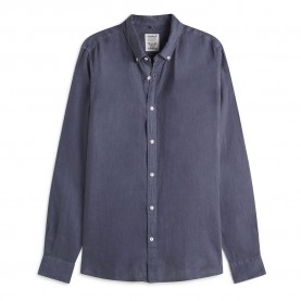 риза,с,дълъг,ръкав,мъжки,ризи,ecoalf,malibu,long,sleeve,shirt,blue