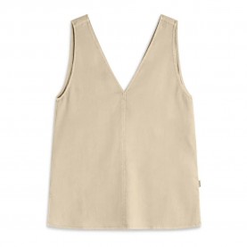 потник,дамски,блузи,дамски,ризи,ecoalf,samy,sleeveless,shirt,white,sand,(beige)