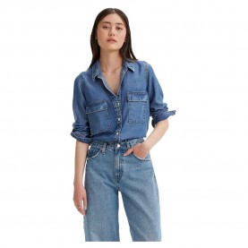 риза,с,дълъг,ръкав,дамски,блузи,дамски,ризи,levi's®,doreen,utility,long,sleeve,shirt,blue