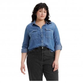 риза,с,дълъг,ръкав,дамски,блузи,дамски,ризи,levi´s,®,plus,plus,size,doreen,utility,long,sleeve,shirt