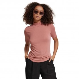 тениска,дамски,тениски,scotch,&,soda,177578,short,sleeve,high,neck,t,shirt,weathered,pink,(pink)