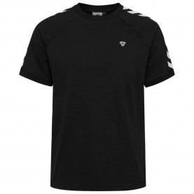 тениска,мъжки,тениски,hummel,archive,loose,short,sleeve,t,shirt,black,(black)