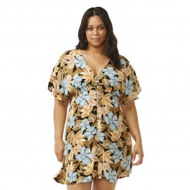 рокля,дамски,поли,и,рокли,rip,curl,follow,the,sun,short,sleeve,short,dress,multicolor