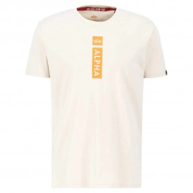 Тениска Alpha industries Alpha short sleeve T-shirt - White (Jet Stream White) тениска,мъжки,тениски,alpha,industries,alpha,short,sleeve,t,shirt,white,(jet,stream,white)