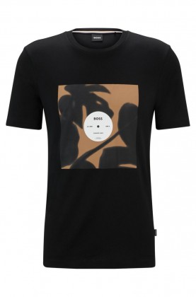 тениска,мъжки,тениски,boss,tiburt,388,short,sleeve,t,shirt,brown