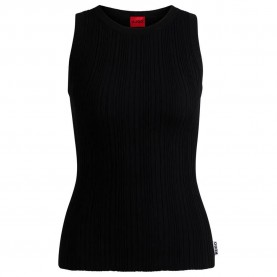 потник,дамски,пуловери,дамски,плетени,дрехи,hugo,sareple,10259546,knitted,vest,black