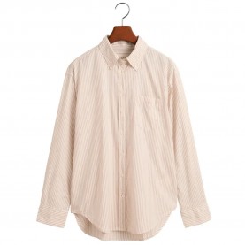 риза,с,дълъг,ръкав,дамски,блузи,дамски,ризи,gant,relaxed,fit,striped,luxury,oxford,long,sleeve,shirt,beige,(dry,sand)
