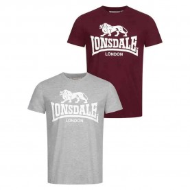 тениска,мъжки,тениски,lonsdale,kelso,short,sleeve,t,shirt,multicolor,(marl,grey,oxblood)