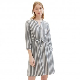 рокля,дамски,поли,и,рокли,tom,tailor,striped,dress,beige