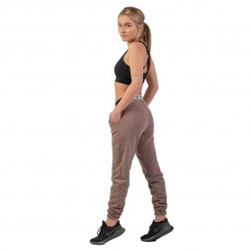 анцуг,дамски,анцузи,nebbia,iconic,mid,waist,408,tracksuit,pants,brown