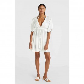 рокля,дамски,поли,и,рокли,o´neill,essentials,mona,beach,cover,up,short,sleeve,dress,white