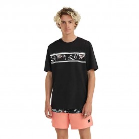 тениска,мъжки,тениски,o´neill,mix&match,floral,graphic,short,sleeve,t,shirt,black,(black,out)