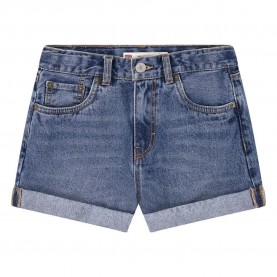 къси,панталони,детски,панталони,levi´s,®,mini,mom,roll,cuf,shorts,blue,(pinky,promise)
