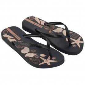Джапанки Ipanema Classica Happy XI flip flops - Black (Black / Black / Bronze) джапанки,мъжки,джапанки,и,чехли,дамски,сандали,и,чехли,ipanema,classica,happy,xi,flip,flops,black,(black,black,bronze)