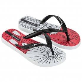 джапанки,детски,сандали,и,чехли,ipanema,temas,xiv,flip,flops,white,black,red,(black)
