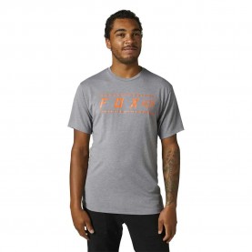 тениска,мъжки,тениски,fox,racing,pinnacle,tech,short,sleeve,t,shirt,grey,(grey,orange)