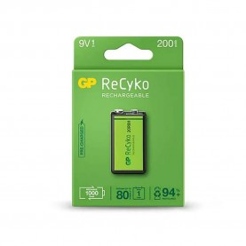 батерии,gp,batteries,recyko,200mah,9v,rechargeable,battery,multicolor