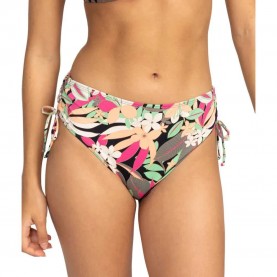 дамски,бански,костюми,roxy,beach,classics,mod,lace,up,bikini,bottom,multicolor,(anthracite,palm,song,s)