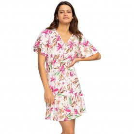 рокля,дамски,поли,и,рокли,roxy,sea,symphony,short,sleeve,short,dress,multicolor