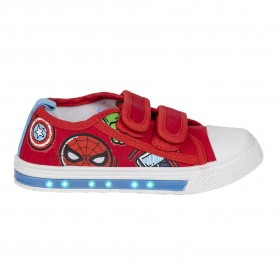 Маратонки Marvel Lights Cotton Avengers trainers - Red (Red) маратонки,мъжки,маратонки,дамски,маратонки,marvel,lights,cotton,avengers,trainers,red,(red)