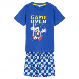 пижама,детски,пижами,sonic,sonic,short,sleeve,pyjama,blue,(blue)