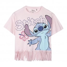 Тениска Stitch Stitch Short sleeve T-shirt - Pink (Blue) тениска,мъжки,тениски,дамски,тениски,stitch,stitch,short,sleeve,t,shirt,pink,(blue)