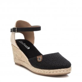 Refresh 17196 Wedge Espadrilles - Black (Black) дамски,еспадрили,refresh,17196,wedge,espadrilles,black,(black)