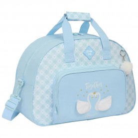 чанта,сакове,safta,48,cm,glowlab,swans,bag,multicolor,(blue)