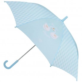 чадър,чадъри,safta,glowlab,swans,umbrella,48,cm,blue,(multicolor)