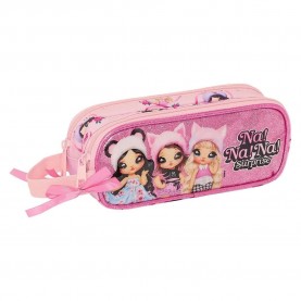 канцеларски,принадлежности,safta,double,nanana,fabulous,pencil,case,pink,(multicolor)