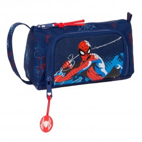 канцеларски,принадлежности,safta,filling,pocket,spider,man,neon,pencil,case,blue,(multicolor)