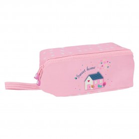 канцеларски,принадлежности,safta,recycled,large,square,glowlab,kids,sweet,home,pencil,case,pink,(multicolor)