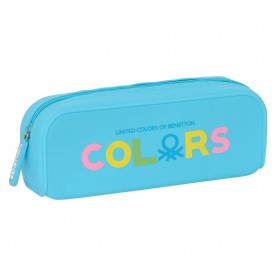 канцеларски,принадлежности,safta,silicone,square,benetton,pencil,case,spring,(blue)