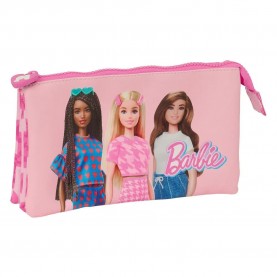 канцеларски,принадлежности,safta,triple,barbie,love,pencil,case,pink,(multicolor)