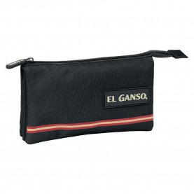 канцеларски,принадлежности,safta,triple,el,ganso,basics,pencil,case,black,(black)