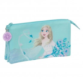 канцеларски,принадлежности,safta,triple,frozen,ii,hello,spring,pencil,case,blue,(multicolor)