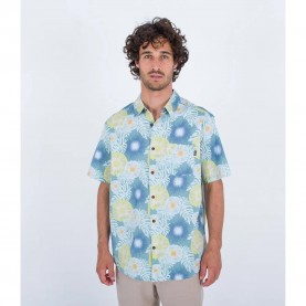 риза,с,къс,ръкав,мъжки,ризи,hurley,one,and,only,lido,stretch,ss,short,sleeve,shirt,blue