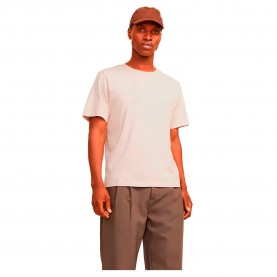 тениска,мъжки,тениски,jack,&,jones,corp,logo,short,sleeve,t,shirt,beige,grey,(moonbeam,detail,small,print,moonbeam)