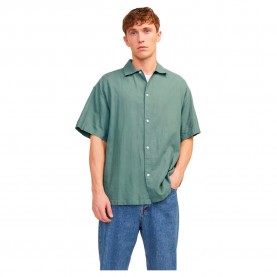 риза,с,къс,ръкав,мъжки,ризи,jack,&,jones,faro,linen,oversized,short,sleeve,shirt,laurel,wreath,(green)